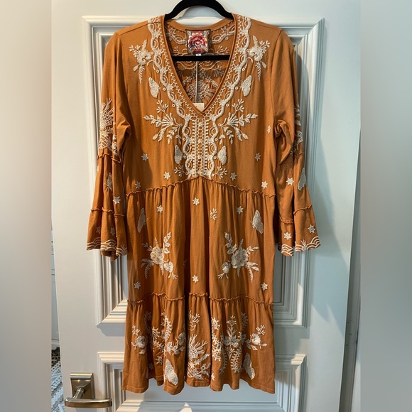 Johnny Was orange dress New with Tags - Picture 1 of 5